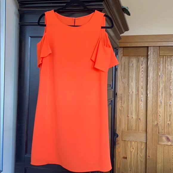 gianni bini orange dress